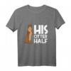 His Otter Half T-Shirt – Lustiges Partner-Shirt für Ehepaare zum Jahrestag, ideal als Überraschungsgeschenk