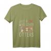 Damen Otter T-Shirt mit V-Ausschnitt - Perfektes Geschenk für Otter Fans, Tierliebhaber und Tierpfleger