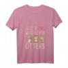 Damen Otter T-Shirt mit V-Ausschnitt - Perfektes Geschenk für Otter Fans, Tierliebhaber und Tierpfleger