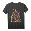 Christmas Tree Otter Santa Animal Lover T-Shirt - Perfektes Weihnachtsgeschenk für Otter- und Tierliebhaber in festlichem Design