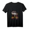 Damen Hairy Otter T-Shirt - Lustiger und süßer Otter mit Zaubererkostüm, Kaffee & Brille, perfektes Weihnachts- und Geschenkidee für Otterfans