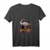Damen Hairy Otter T-Shirt - Lustiger und süßer Otter mit Zaubererkostüm, Kaffee & Brille, perfektes Weihnachts- und Geschenkidee für Otterfans