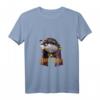 Damen Hairy Otter T-Shirt - Lustiger und süßer Otter mit Zaubererkostüm, Kaffee & Brille, perfektes Weihnachts- und Geschenkidee für Otterfans