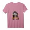 Damen Hairy Otter T-Shirt - Lustiger und süßer Otter mit Zaubererkostüm, Kaffee & Brille, perfektes Weihnachts- und Geschenkidee für Otterfans