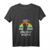 Damen T-Shirt zum HapFrog mit Otter und Kaffeetasse - Lustiges Tierdesign für Kaffeeliebhaberinnen und Otterfans