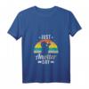 Damen T-Shirt zum HapFrog mit Otter und Kaffeetasse - Lustiges Tierdesign für Kaffeeliebhaberinnen und Otterfans