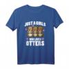 Just A Girl Who Loves Otters - Lustiges Fischotter T-Shirt für Frauen, Mädchen & Otter-Fans, Perfekt als Geschenk für Geburtstage & Weihnachten