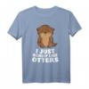 Ich Mag Otter Einfach Wirklich Liebe Otter Seeotter T-Shirt - Perfektes Geschenk für Otter Fans, Kinder & Erwachsene