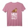 Her Otter Half T-Shirt – Lustiges Partner T-Shirt für Ehepaare zum Jahrestag & Überraschungsgeschenk