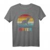 Otter Vintage T-Shirt mit Regenbogen Farben – Tier- und Naturmotiv für Wasser- und Tierliebhaber