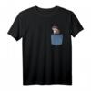 Cute Otter Pocket Peeking T-Shirt – Lustiges Otter Tiermotiv für Otter Fans, Damen, Herren & Kinder, Perfektes Geschenk für Geburtstag & Weihnachten