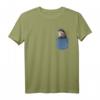 Cute Otter Pocket Peeking T-Shirt – Lustiges Otter Tiermotiv für Otter Fans, Damen, Herren & Kinder, Perfektes Geschenk für Geburtstag & Weihnachten