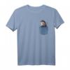 Cute Otter Pocket Peeking T-Shirt – Lustiges Otter Tiermotiv für Otter Fans, Damen, Herren & Kinder, Perfektes Geschenk für Geburtstag & Weihnachten
