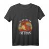 Damen I'm Not Like The Otters - Süßes Otter Meme T-Shirt mit V-Ausschnitt, Perfekt als Geschenk für Otter-Liebhaber und Meme Fans