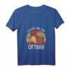 Damen I'm Not Like The Otters - Süßes Otter Meme T-Shirt mit V-Ausschnitt, Perfekt als Geschenk für Otter-Liebhaber und Meme Fans