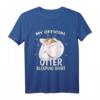 My Official Otter Sleeping Shirt - Bequemes Nachthemd für Damen, Herren & Kinder für angenehme Träume