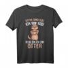 Otter sind süß Seeotter Kinder Damen Mädchen T-Shirt - Lustiges Otter-Design als Geschenkidee für Otter-Liebhaber zu Weihnachten & Geburtstag