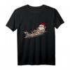 Weihnachten Tier Otter Lichterkette Mütze T-Shirt - Lustiges Weihnachtsmotiv für Tierliebhaber und Christen