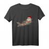 Weihnachten Tier Otter Lichterkette Mütze T-Shirt - Lustiges Weihnachtsmotiv für Tierliebhaber und Christen