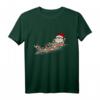 Weihnachten Tier Otter Lichterkette Mütze T-Shirt - Lustiges Weihnachtsmotiv für Tierliebhaber und Christen