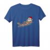 Weihnachten Tier Otter Lichterkette Mütze T-Shirt - Lustiges Weihnachtsmotiv für Tierliebhaber und Christen
