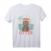Vintage Hot Hotter Otter T-Shirt - Lustiges Otterliebe Design mit Sonnenbrille, Perfekt als Geschenk für Otterfans und Tierliebhaber
