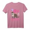 Otter Shirt für Mädchen – Just A Girl Who Loves Otters T-Shirt, perfektes Geschenk für Geburtstag oder Weihnachten