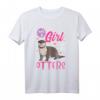Otter Shirt für Mädchen – Just A Girl Who Loves Otters T-Shirt, perfektes Geschenk für Geburtstag oder Weihnachten