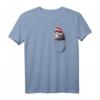 Cute Otter Peeking Pocket – Lustiges Otter Weihnachten Shirt für Otter Fans, perfekt als Geschenk für Damen, Herren & Kinder zu Weihnachten