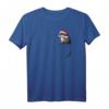 Cute Otter Peeking Pocket – Lustiges Otter Weihnachten Shirt für Otter Fans, perfekt als Geschenk für Damen, Herren & Kinder zu Weihnachten