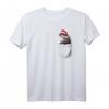 Cute Otter Peeking Pocket – Lustiges Otter Weihnachten Shirt für Otter Fans, perfekt als Geschenk für Damen, Herren & Kinder zu Weihnachten