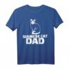 HapFrog Papa T-Shirt – Katzenpapa Geschenk für Haustierliebhaber und Väter, Klassisch geschnitten