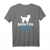 Shih Tzu Papa T-Shirt – Klassisch geschnittenes Hundemotiv für Hundeliebhaber & Familien, perfekt als Geschenk