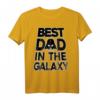 Star Wars Bester Papa in der Galaxie T-Shirt - Offiziell lizenziertes Star Wars Merchandise für Vatertag & Geburtstagsgeschenke