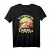 Nymphensittich Papa T-Shirt - Lustiges Retro Vogel Design für Vogelhalter, Züchter & Papageienfans