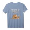 Herren & Jungen Father Of Snails Papa Vatertag Schnecke T-Shirt – Lustiges Geschenk für Schneckenliebhaber