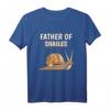 Herren & Jungen Father Of Snails Papa Vatertag Schnecke T-Shirt – Lustiges Geschenk für Schneckenliebhaber