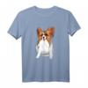 Niedliches Papillon Hund T-Shirt mit Zunge Out – Perfektes Geschenk für Hundeliebhaber, Kinder & Papillon Fans