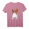Niedliches Papillon Hund T-Shirt mit Zunge Out – Perfektes Geschenk für Hundeliebhaber, Kinder & Papillon Fans
