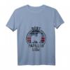 Damen Best Dog Mother Mom – Vintage Papillon T-Shirt mit V-Ausschnitt, Perfekt für Hundemütter und Papillon-Liebhaberinnen zum Geburtstag, Weihnachten & Muttertag