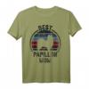 Best Dog Mother Mom – Vintage Papillon T-Shirt für Hunde- und Papillon-Liebhaber, perfektes Geschenk zum Muttertag, Geburtstag & Weihnachten
