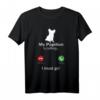 Calling für Tierliebhaber Papillon Hund Funny T-Shirt - Lustiges Hundemotiv für Hundebesitzer & Tierliebhaber