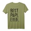 Best Papi Ever Vatertagsgeschenk für Papi, Opa, Papa – Lustiges T-Shirt für Familienfeiern, Weihnachten & Geburtstag