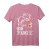 Just A Girl Who Loves Pekingese - Lustiges Hundeliebhaber T-Shirt für Frauen, perfektes Geschenk zu Weihnachten, Geburtstag & Thanksgiving