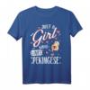 Just A Girl Who Loves Pekingese - Lustiges Hundeliebhaber T-Shirt für Frauen, perfektes Geschenk zu Weihnachten, Geburtstag & Thanksgiving