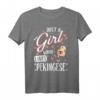 Just A Girl Who Loves Pekingese - Lustiges Hundeliebhaber T-Shirt für Frauen, perfektes Geschenk zu Weihnachten, Geburtstag & Thanksgiving