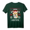 Welsh Corgi Pembroke Merry Woofmas Hund Weihnachten Xmas T-Shirt - Lustiges Weihnachtsgeschenk für Corgi-Liebhaber und Hundeliebhaber