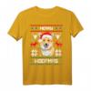 Welsh Corgi Pembroke Merry Woofmas Hund Weihnachten Xmas T-Shirt - Lustiges Weihnachtsgeschenk für Corgi-Liebhaber und Hundeliebhaber