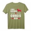 I was normal three Welsh Corgi Pembrokes ago - Humorvolles Hundet-Shirt für Corgi-Liebhaber, klassisch geschnitten