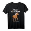 Team Haflinger - #UnserHerzenspony - Haflinger Pony T-Shirt für Pferdeliebhaberinnen, Reiterinnen und Pferdefans zum Reiten, Ausritt & Weihnachten